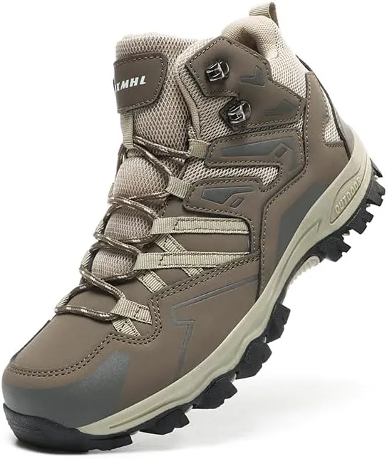 Men's Hiking Shoes, Outdoor Hiking Boots, Breathable Mesh Lining, TPR Outsole, EVA Insole