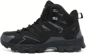 Men's Hiking Shoes, Outdoor Hiking Boots, Breathable Mesh Lining, TPR Outsole, EVA Insole