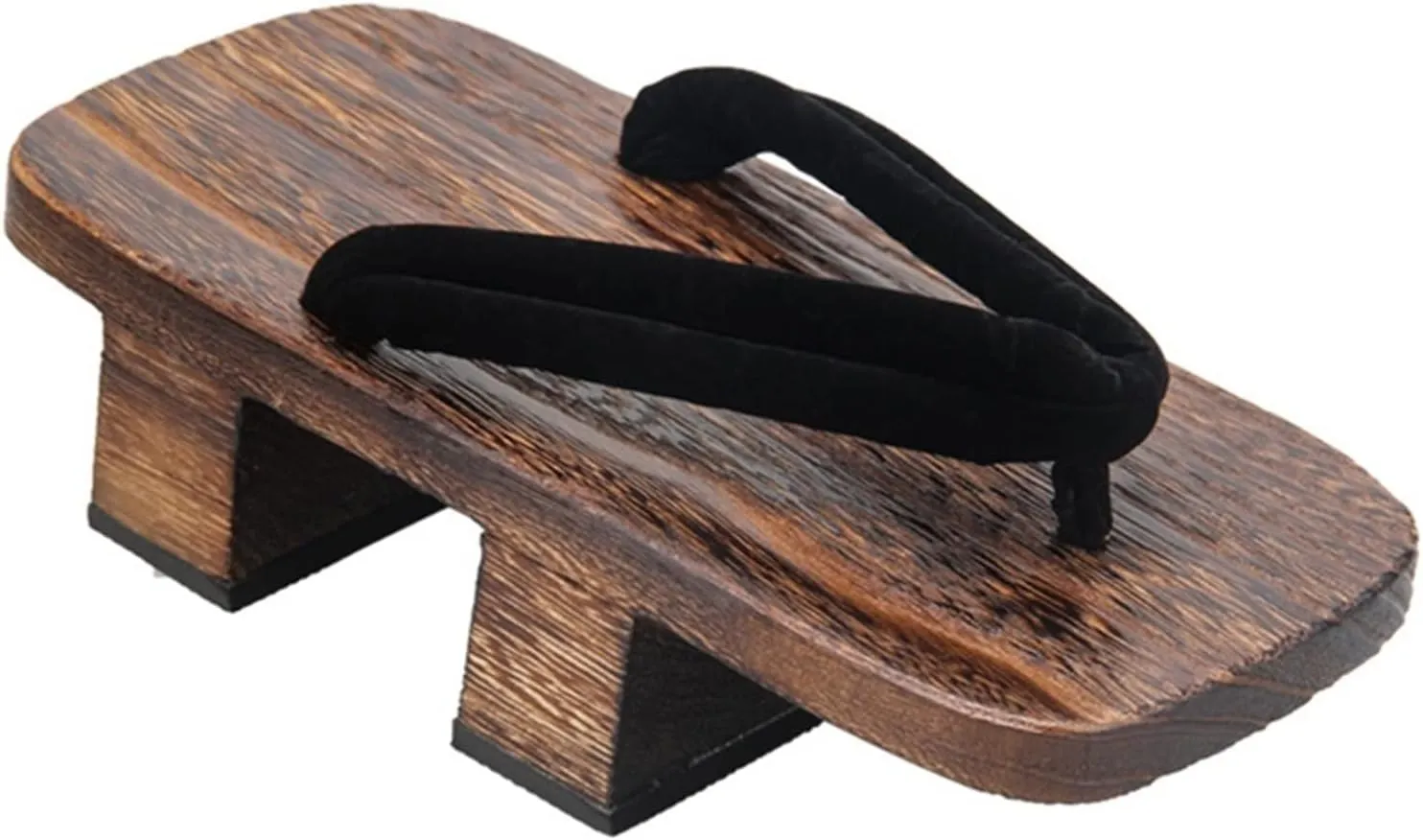 Men's Japanese Wooden Geta Sandals, Beach Flip Flops Men,Classic Fashion Mens Cosplay Geta Clogs Slippers, Geta Clogs Sandals Flip Flop Anti-Slip Platform Shoes