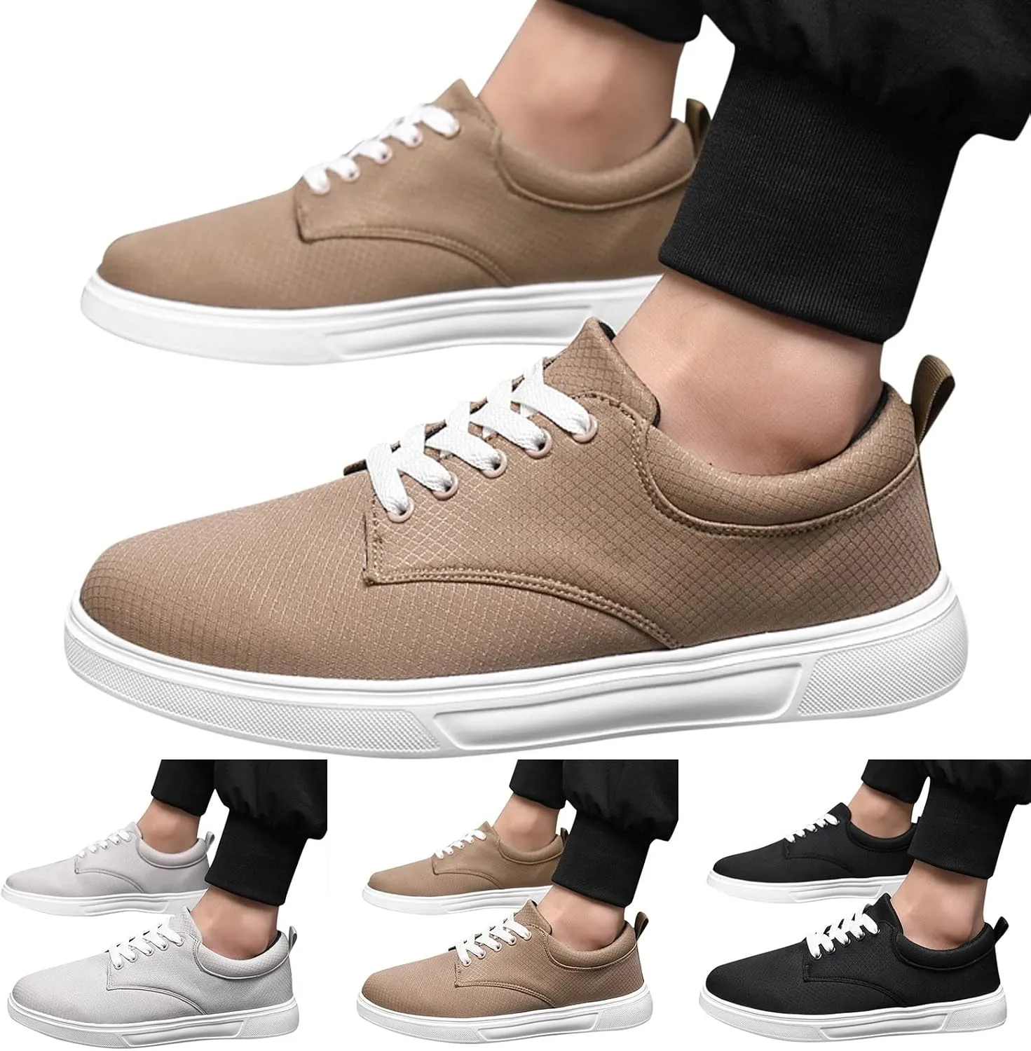 Mens Lightweight Minimalist Shoes Breathable Casual Comfortable Walking Sneaker Arch Support Plantar Fasciitis