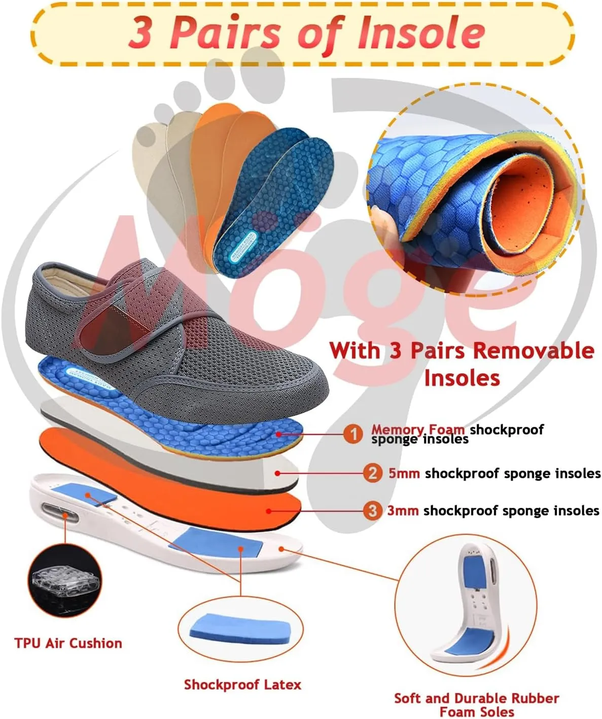 Men's Lightweight Slip-On Trainers - Breathable Mesh Loafers for Comfort and Style