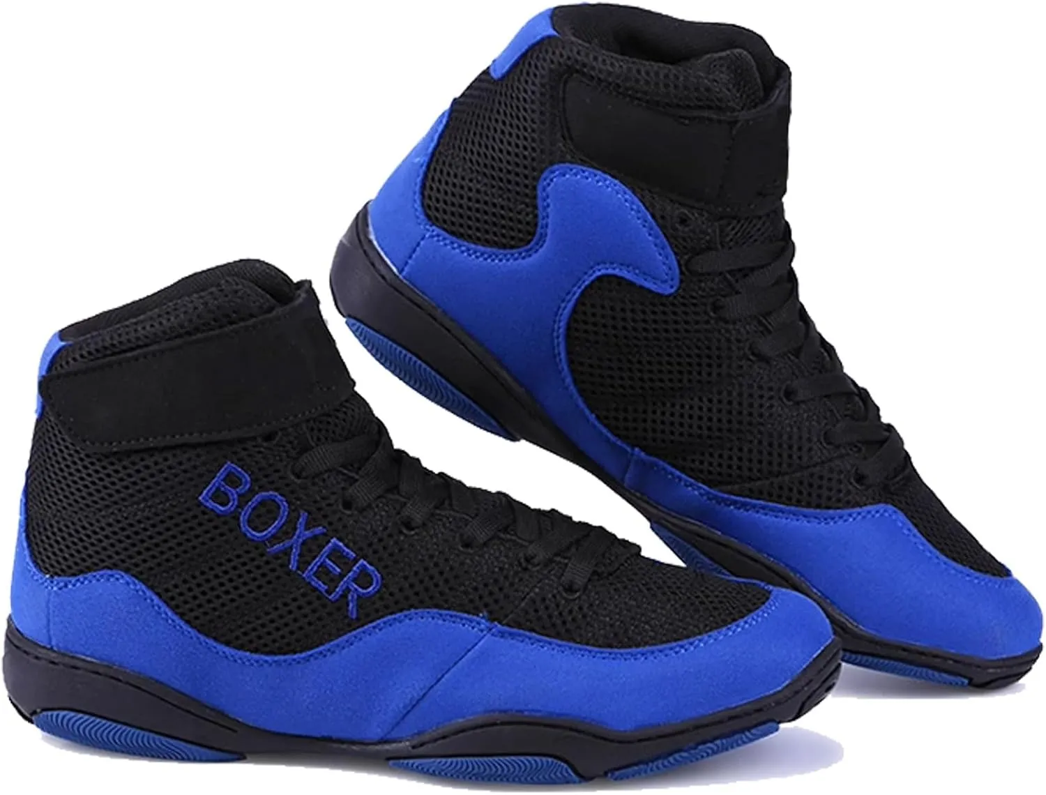 Mens' Lightweight Wrestling Shoes Unisex Breathable Fitness Shoes for Wrestling Boxing Weightlifting