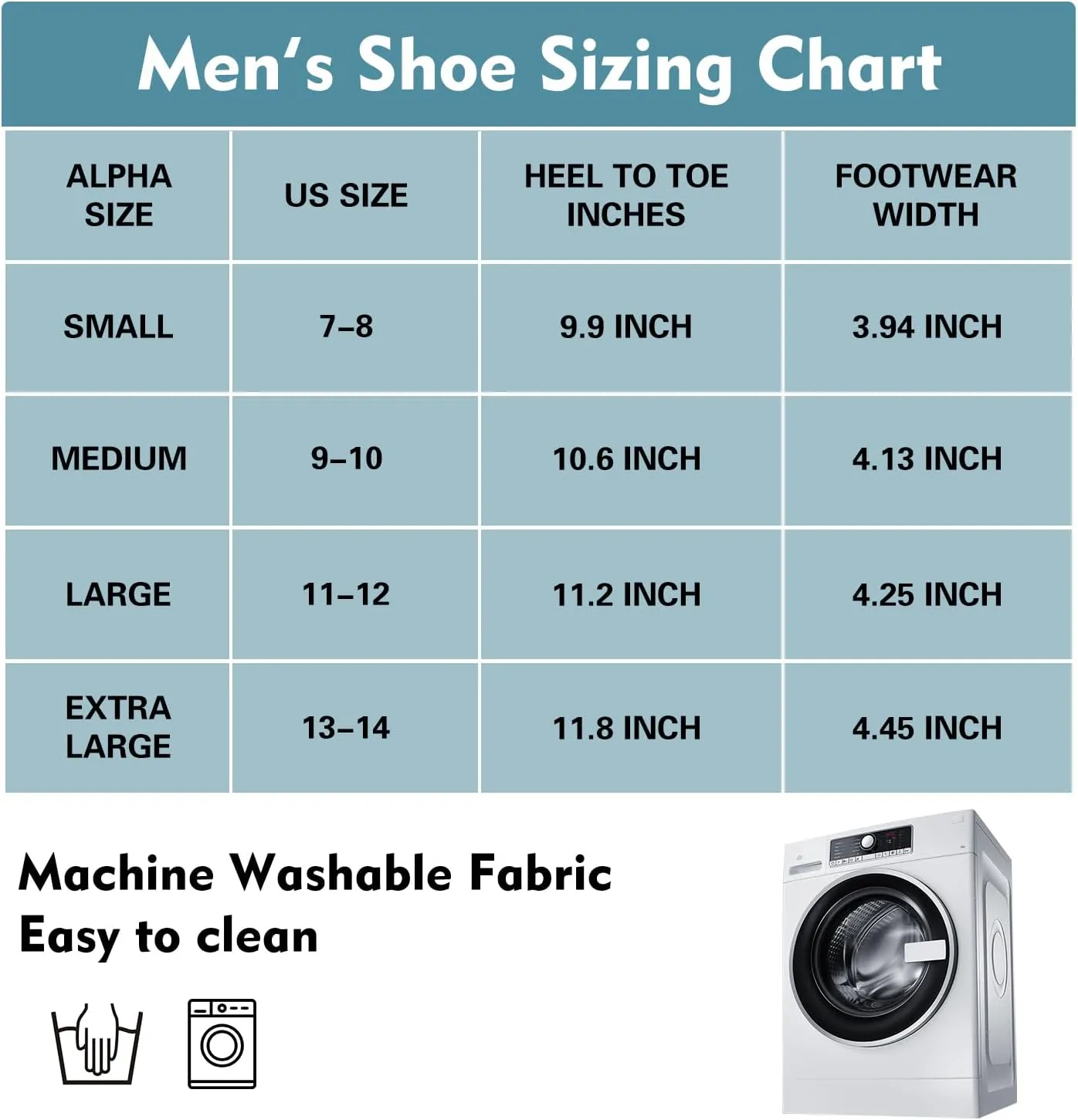 Mens Memory Foam Slipper, Slip on Cozy Slippers for Man, Warm Flannel Machine Washable House Slippers Indoor Outdoor