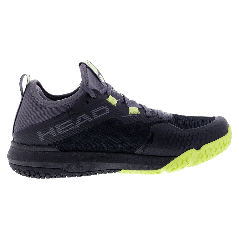 Men`s Motion Pro Pickleball Shoes Black and Lime