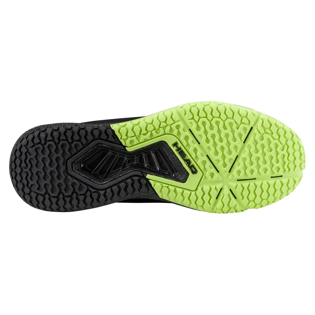 Men`s Motion Pro Pickleball Shoes Black and Lime