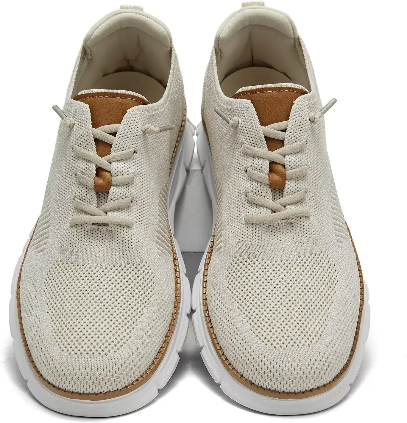 Mens Oxfords Lace-Up Lightweight Casual Walking Shoes Mesh Sneakers Dress Shoes Fashion Shoes