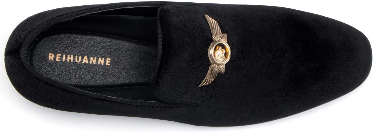 Men's Penny Slip-on Velvet Loafer Suede Dress Shoes Designer Smoking Slipper Prom Wedding Shoes