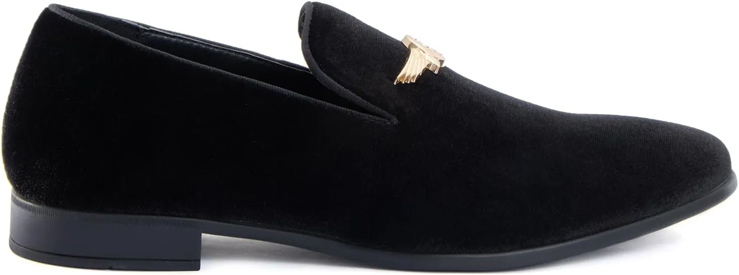 Men's Penny Slip-on Velvet Loafer Suede Dress Shoes Designer Smoking Slipper Prom Wedding Shoes