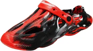 Men's sandals and slippers, fashionable hollow out beach shoes, lightweight and breathable non slip casual slippers