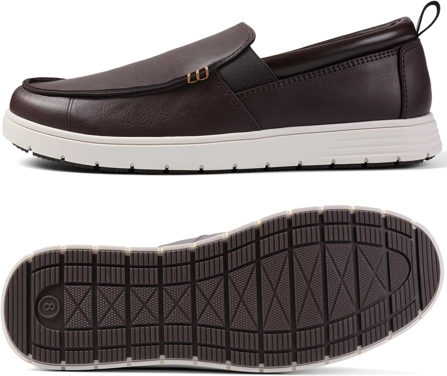 Men's Slip-On Loafers Casual Dress Shoes Lightwight Boat Shoes Slipper for Men