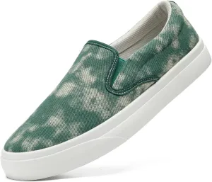 Men's Slip On Loafers Classic Canvas Shoes Casual Comfortable Flat Leisure Vintage Breathable Lightweight Dress Walking Sneakers