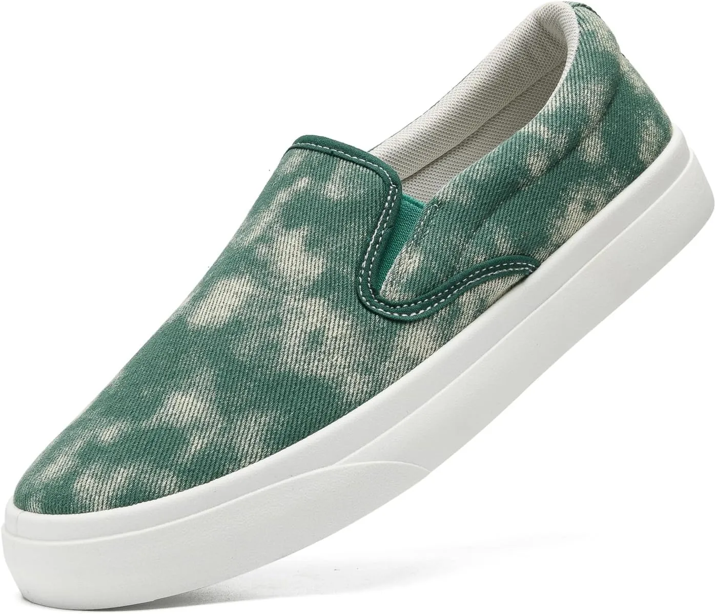 Men's Slip On Loafers Classic Canvas Shoes Casual Comfortable Flat Leisure Vintage Breathable Lightweight Dress Walking Sneakers