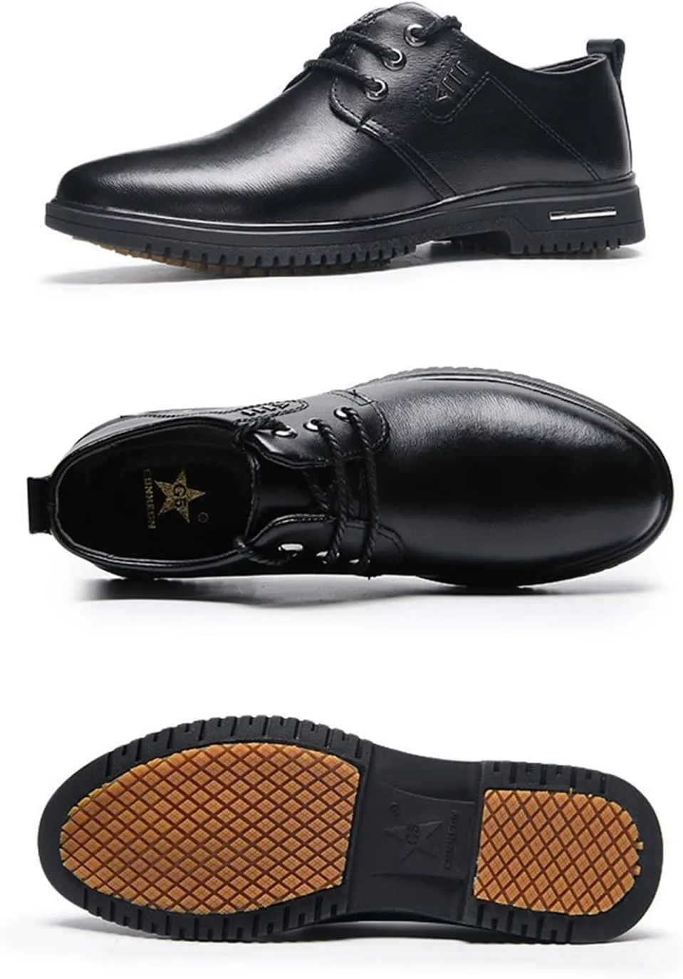 Mens Slip Resistant Lightweight Shock Absorbing Kitchen Chef Shoe, Fashion Breathable Kitchen Food Service Shoes, Garden Hospital Nurse Shoes, for Restaurant Hospital Cafe