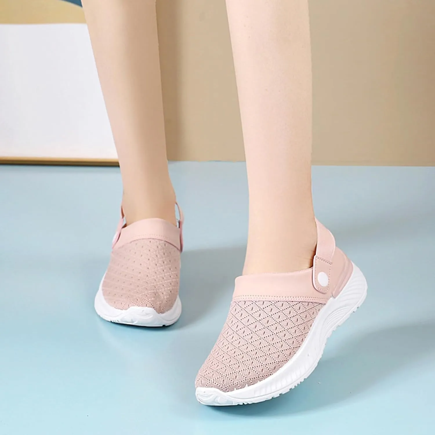 Mens Slippers with Arch Support Casual Mules Non Slip Work Shoes Women Casual Brown Casual Shoes Fashion Sneakers 2025 Slip On Tennis Shoe Trainers Shoe