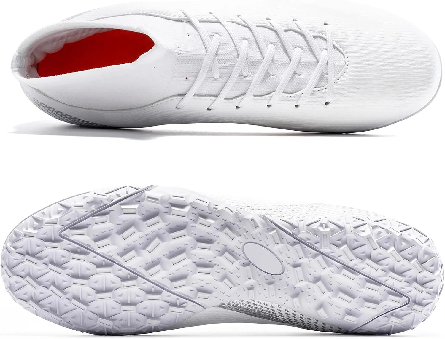 Men’s Soccer Shoes Cleats Professional High Top Breathable Training Sneakers