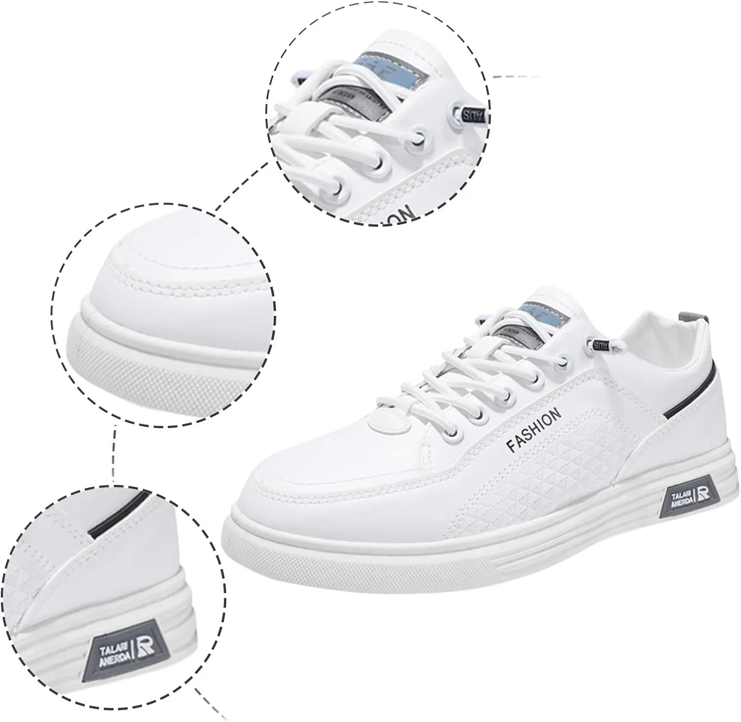 Men's Stretch Memory Foam Shoes Lightweight Sport Gym Jogging Walking Sneaker Breathable Lace Up Shoes for Men