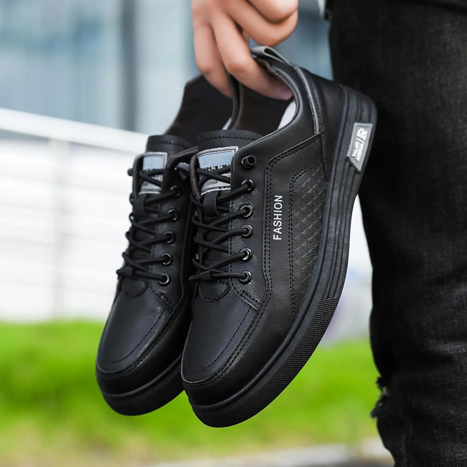 Men's Stretch Memory Foam Shoes Lightweight Sport Gym Jogging Walking Sneaker Breathable Lace Up Shoes for Men