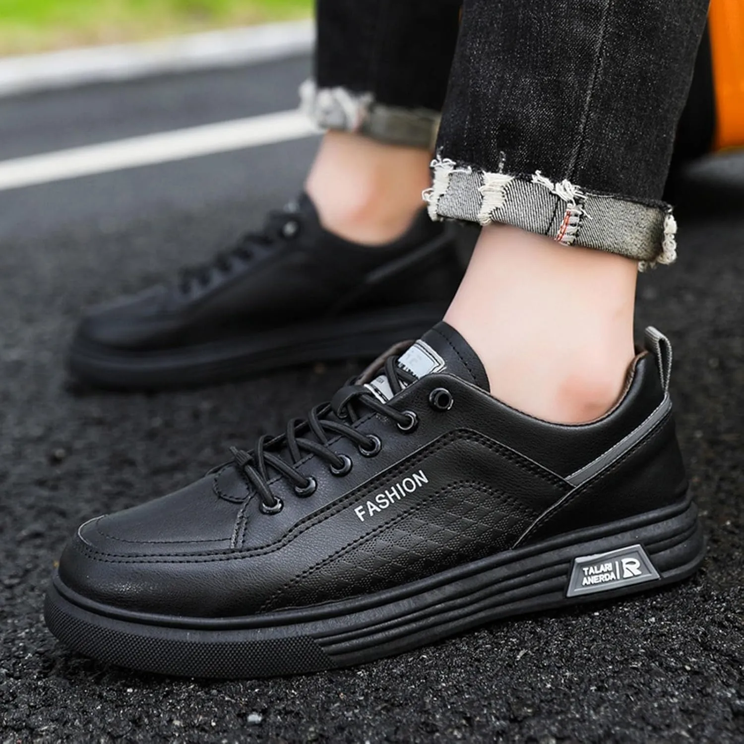 Men's Stretch Memory Foam Shoes Lightweight Sport Gym Jogging Walking Sneaker Breathable Lace Up Shoes for Men