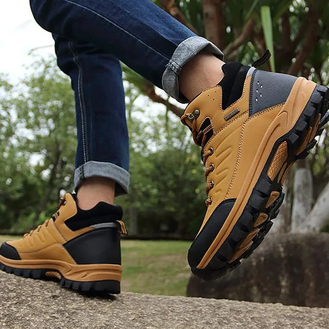 Men's Waterproof Non-Slip Lightweight Hiking Shoes 3.5