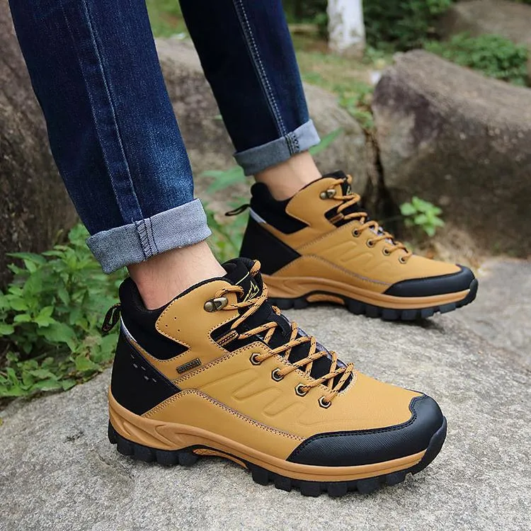 Men's Waterproof Non-Slip Lightweight Hiking Shoes 3.5