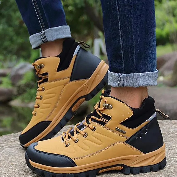 Men's Waterproof Non-Slip Lightweight Hiking Shoes 3.5