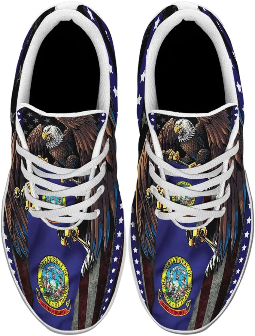 Mens Womens America Eagle Running Shoes,Athletic Tennis Sneakers Casual Breathable Gym Shoes