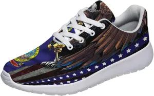 Mens Womens America Eagle Running Shoes,Athletic Tennis Sneakers Casual Breathable Gym Shoes