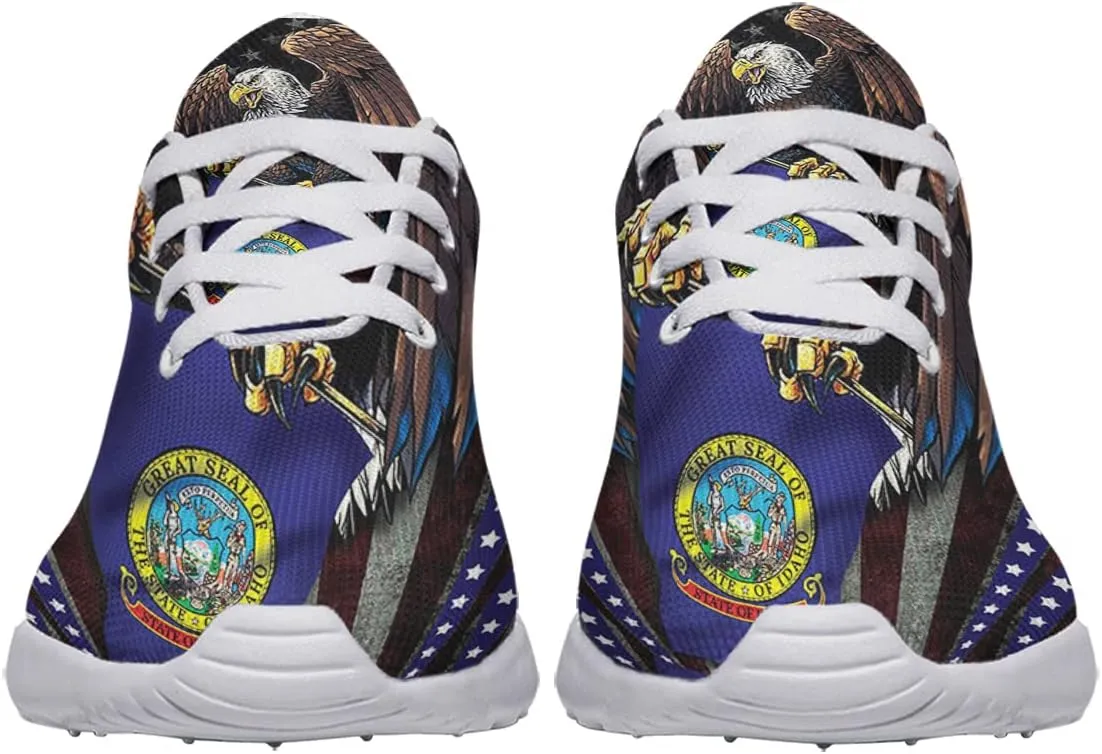 Mens Womens America Eagle Running Shoes,Athletic Tennis Sneakers Casual Breathable Gym Shoes