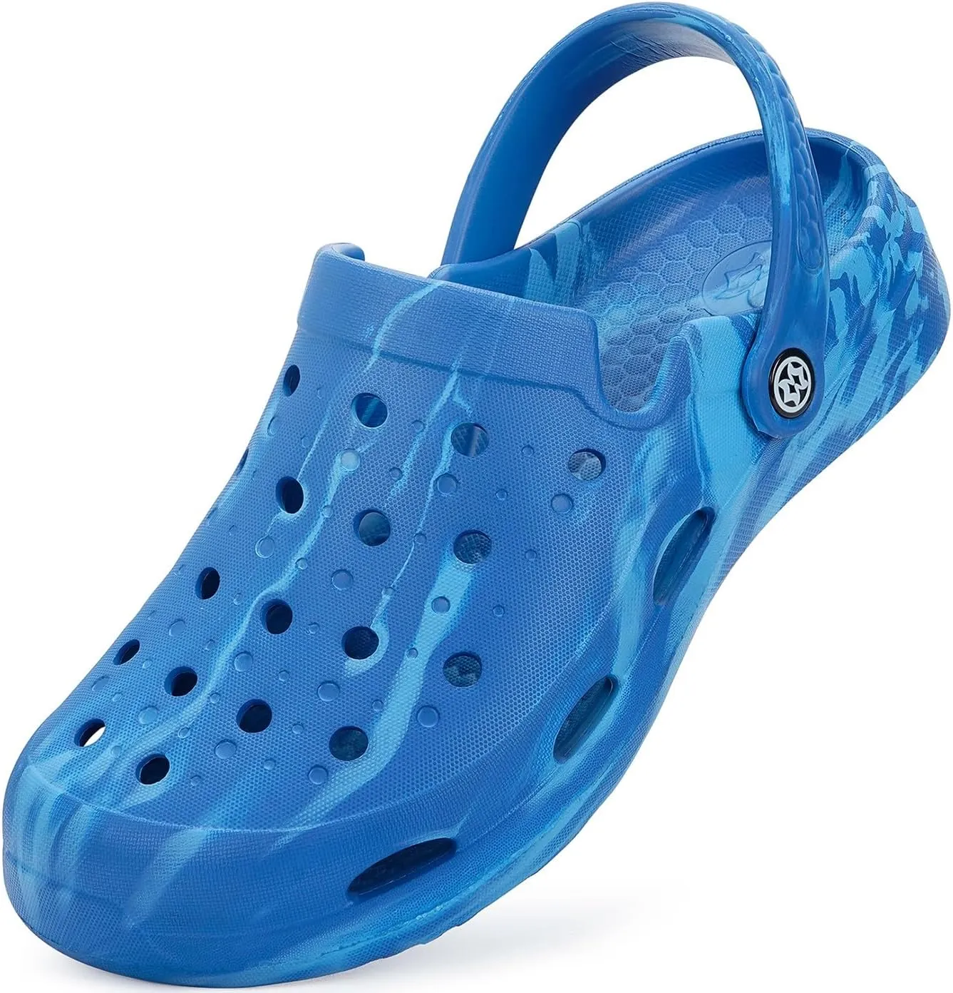 Mens Womens Garden Clogs Shoes with Arch Support Unisex Gardening Slip on Sandals Beach Slippers Shoes Tie-Dye Clog