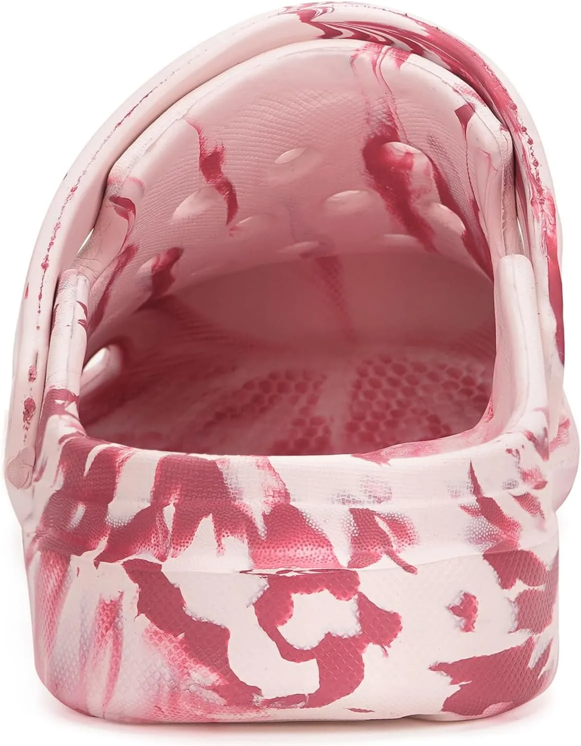 Mens Womens Garden Clogs Shoes with Arch Support Unisex Gardening Slip on Sandals Beach Slippers Tie-Dye Clog