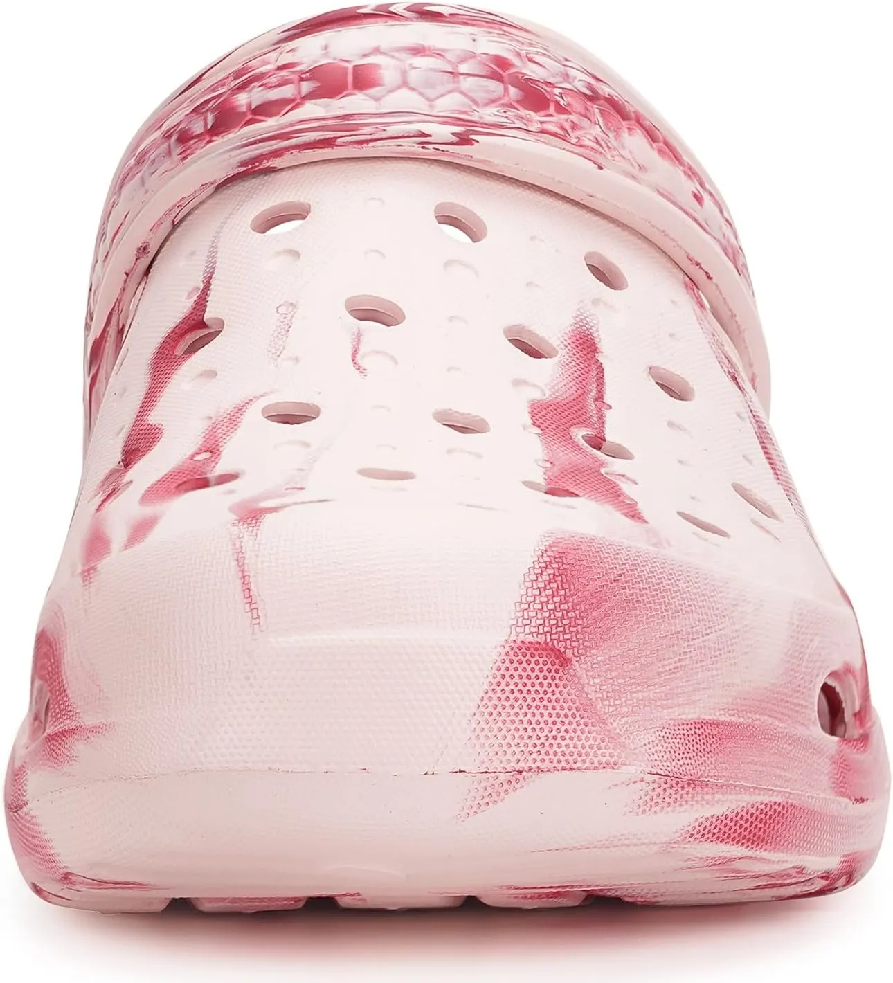 Mens Womens Garden Clogs Shoes with Arch Support Unisex Gardening Slip on Sandals Beach Slippers Tie-Dye Clog