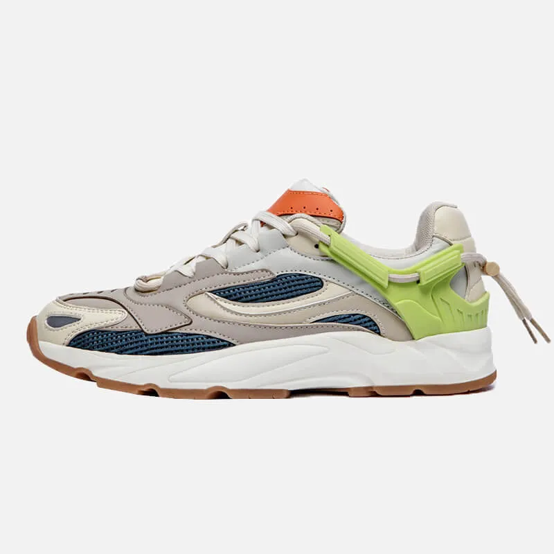 Mesh sneakers | Retro Jogging Sneaker | chunky sneakers | 'Geocentric'