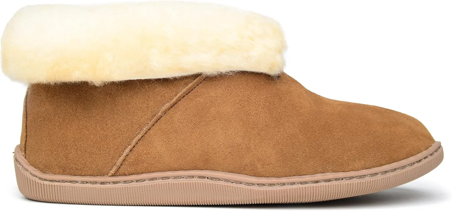 Minnetonka Men's Sheepskin Ankle Boot