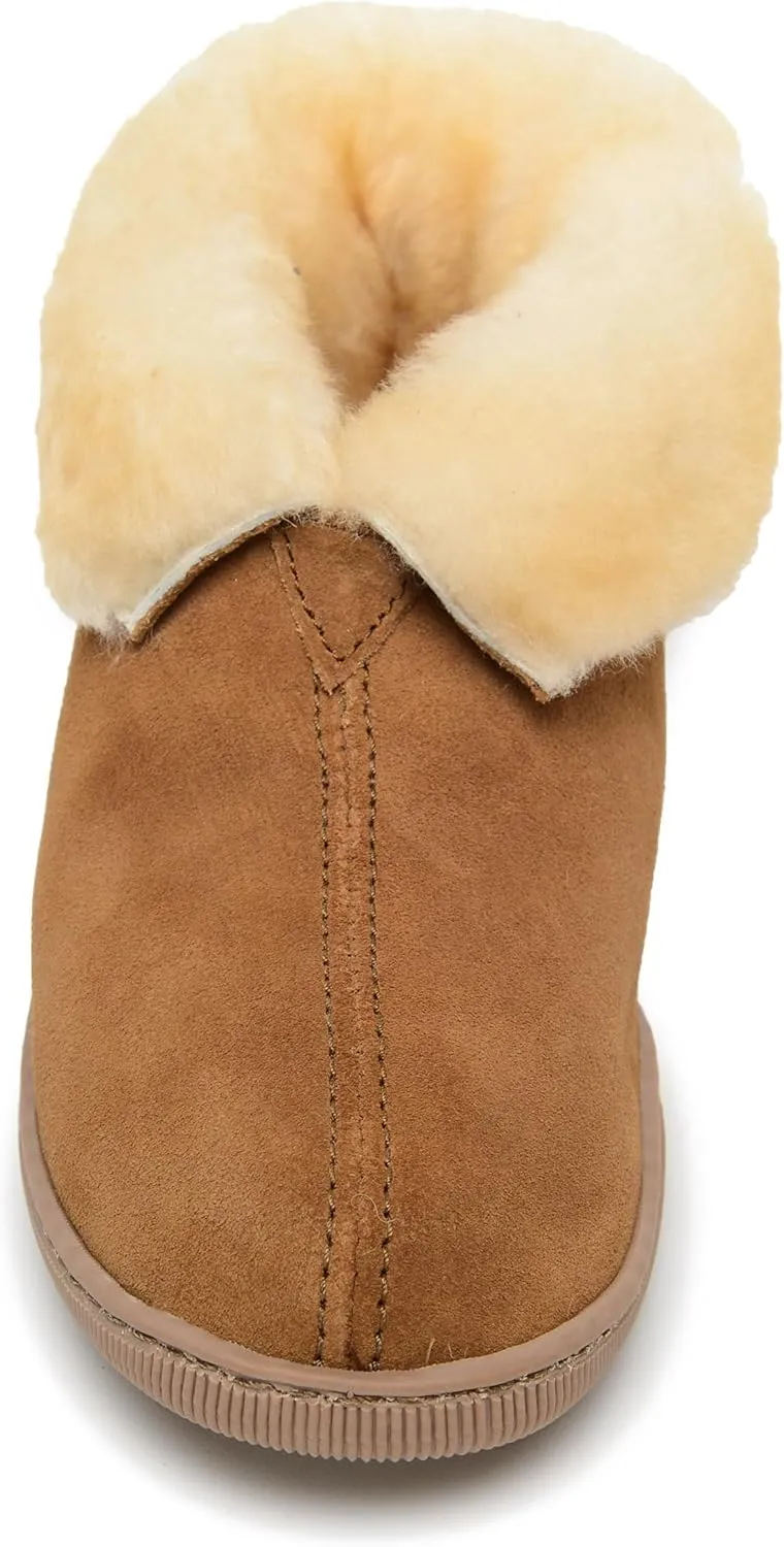 Minnetonka Men's Sheepskin Ankle Boot