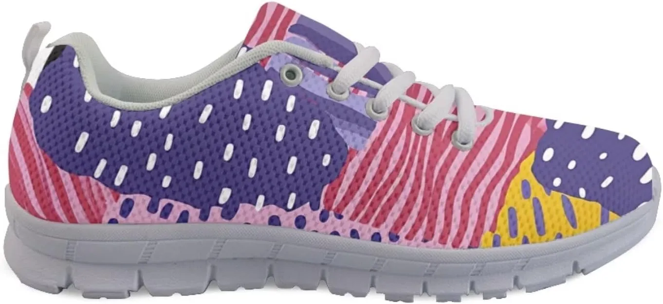 Modysero Funny Print Shoes for Women Personalize Womens Shoes Breathable Lightweight Non-Slip Fashion Ladies Walking Sneaker