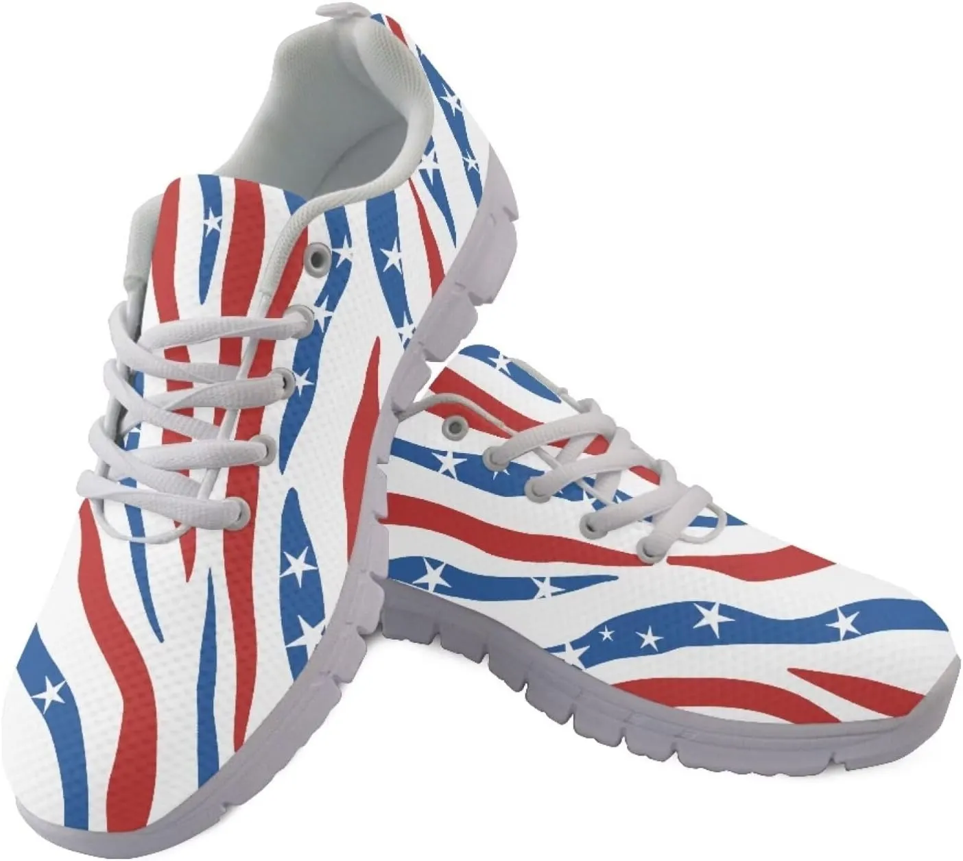Modysero Lightweight Fashion Shoes for Women Non Slip Lace Up Shoes Soft Breathable Womens Tennis Sneakers