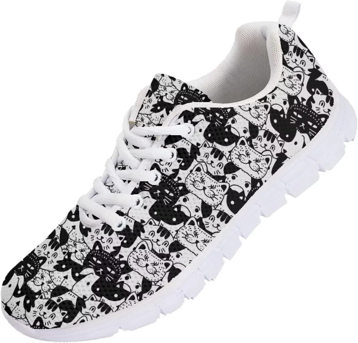 Modysero Lightweight Shoes for Womens Walking Shoes Fall Winter Outdoor Daily Tennis Sneakers for Ladies