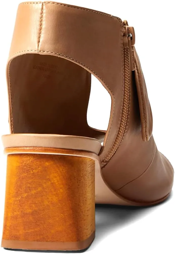 MOOMMO Women Heeled Sandals with Bow Open Toe Low Chunky Block Heel Sandal Booties Cutout 2" Heels Backless Slingback Dress Shoes Peep Toe Back Zipper Suede Sandal Dressy Casual Summer Beach 4-13 M US