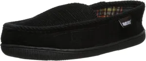 Muk Luks Men's Corduroy Moccasin with Flannel Lining Slip-On Loafer