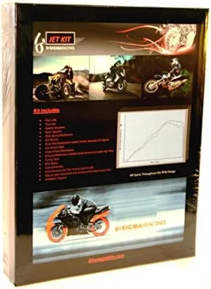 Mule 550 KAF300C Carb Jet Kit Stage 1-2-3 Custom Performance for the Carburetor by 6 Sigma Fits Kawasaki