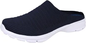 Mules for Women 2025 Backless Walking Sneakers Running Shoes for Women Comfort Slip On Shoes Casual Black Sneakers Tennis Shoe Loafers Casual Slip On