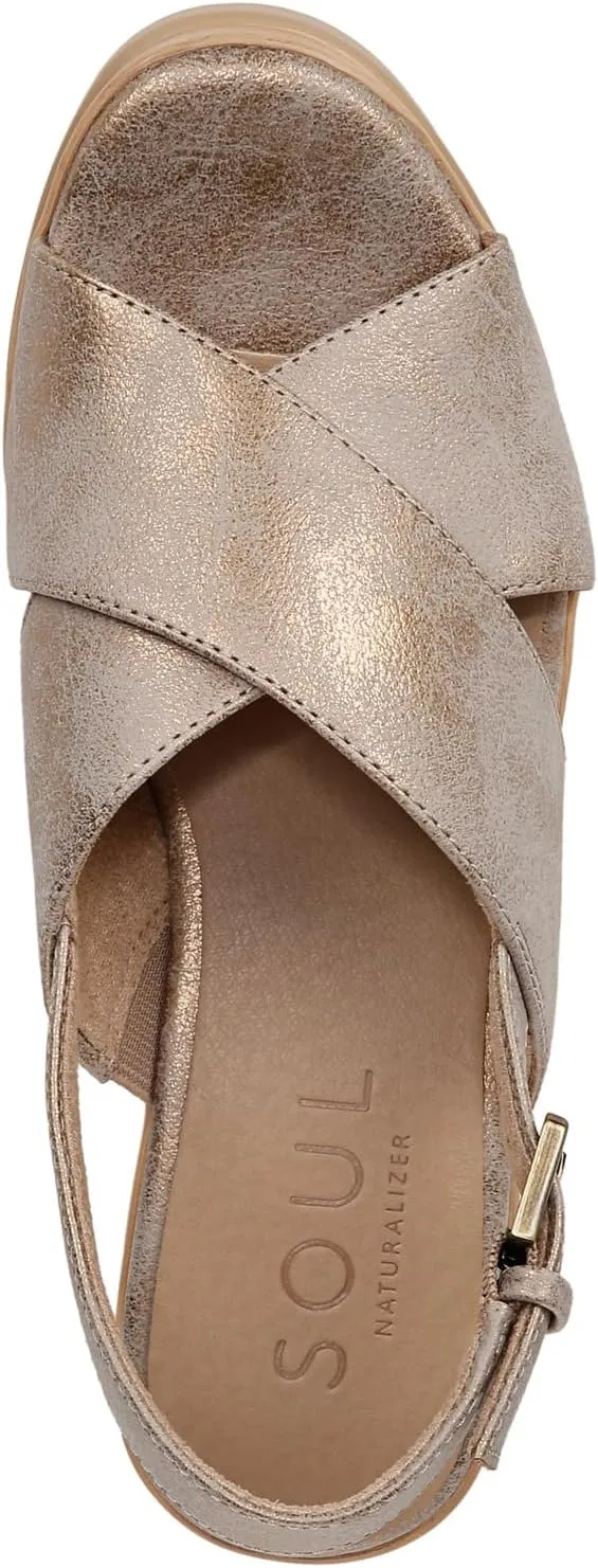 Naturalizer Soul Women's Goodtimes Slingback Wedge Sandal