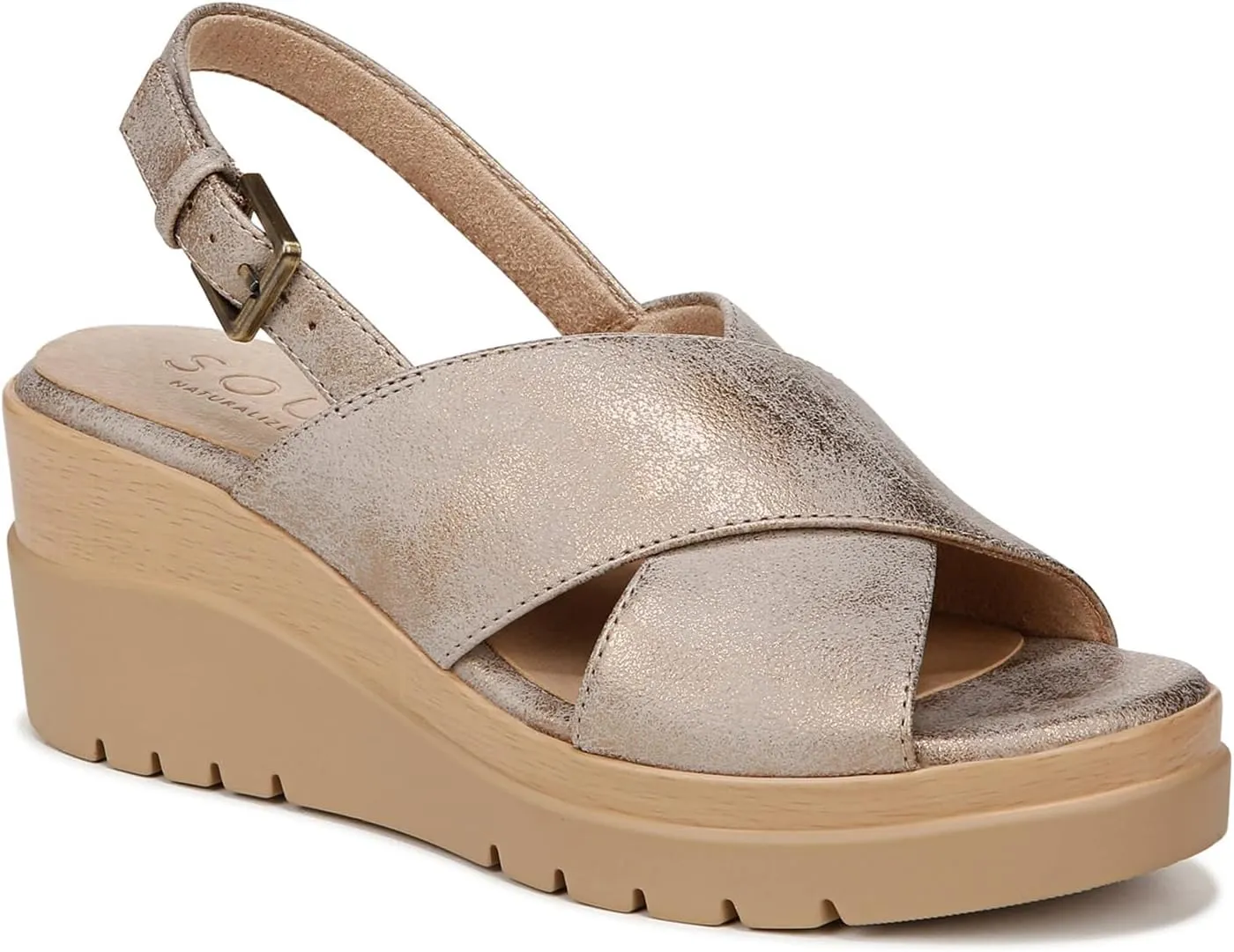 Naturalizer Soul Women's Goodtimes Slingback Wedge Sandal