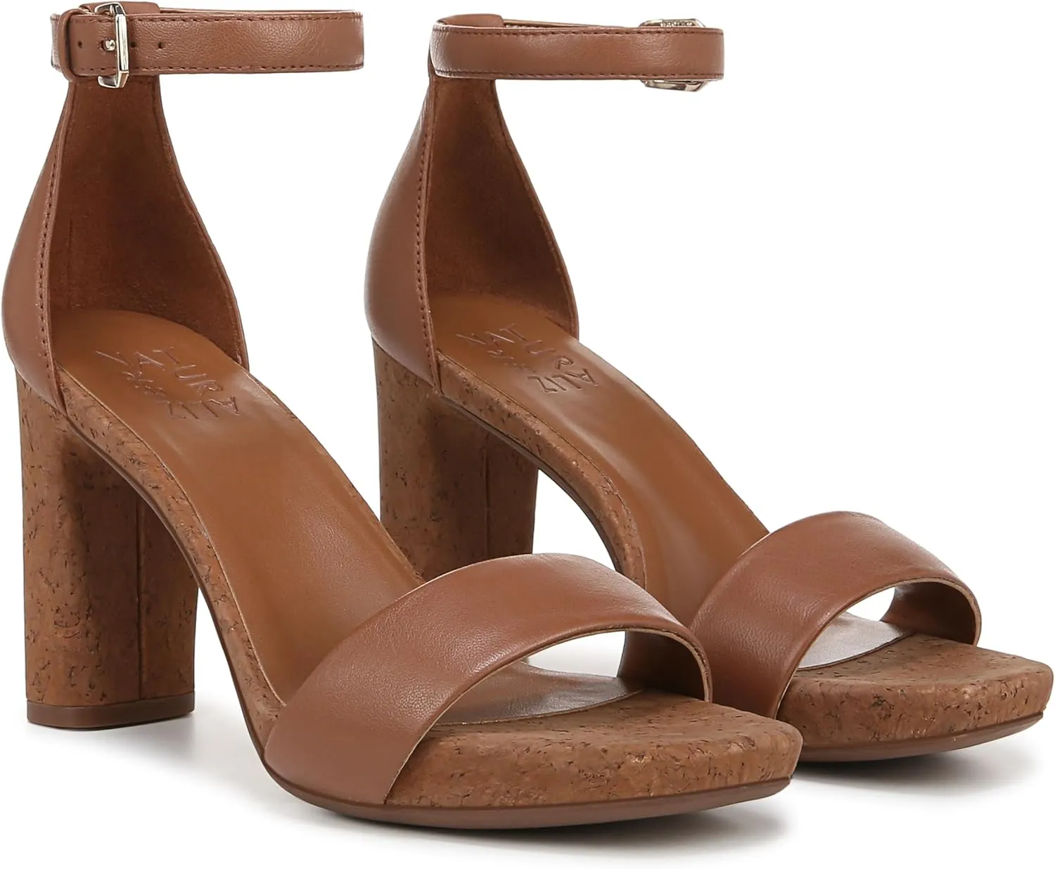 Naturalizer Women's Joy Ankle Strap Heeled Dress Sandal