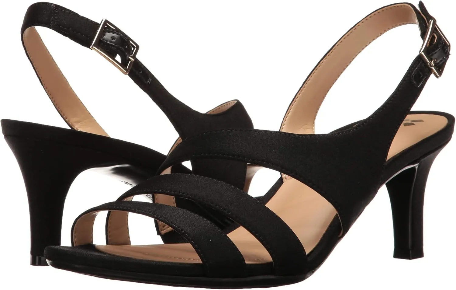 Naturalizer Women's Taimi Strappy Mid Heel Slingback Dress Sandal