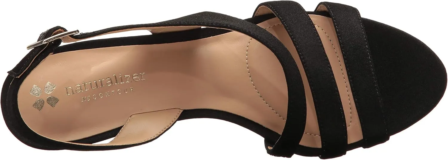 Naturalizer Women's Taimi Strappy Mid Heel Slingback Dress Sandal