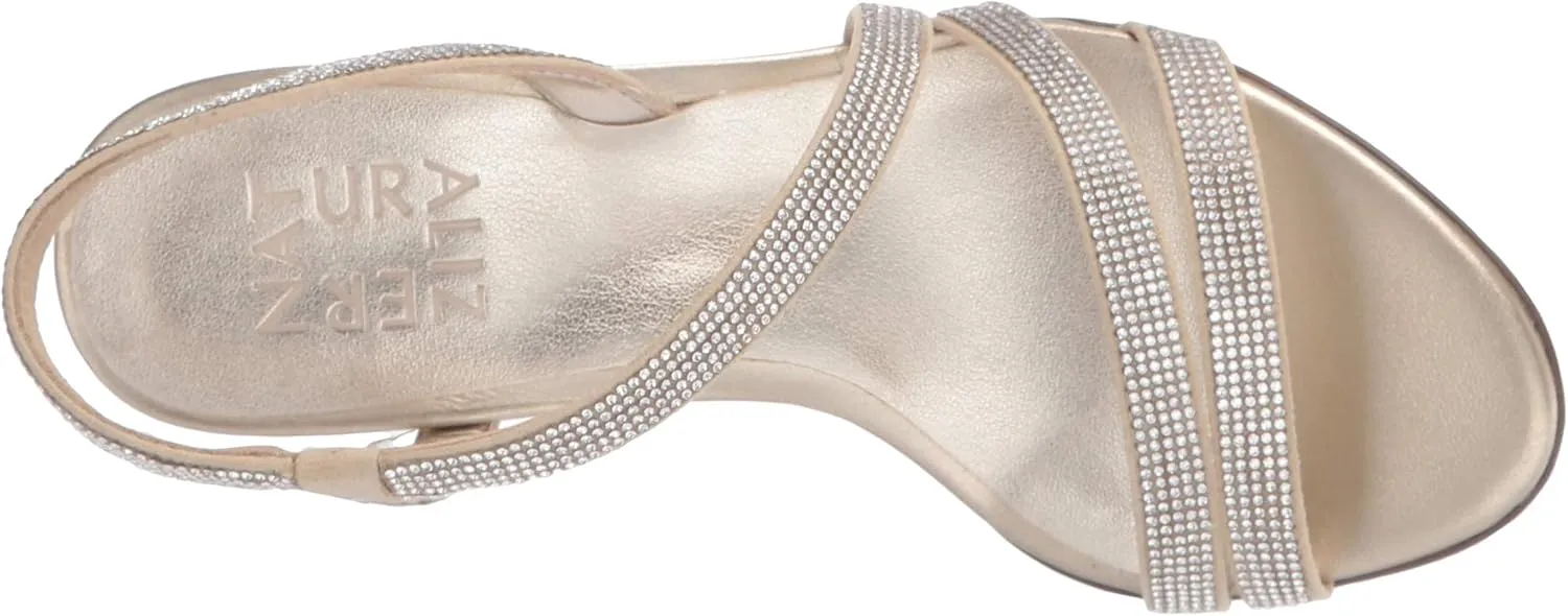 Naturalizer Women's Vanessa2 Rhinestone Embellished Strappy Heeled Sandal