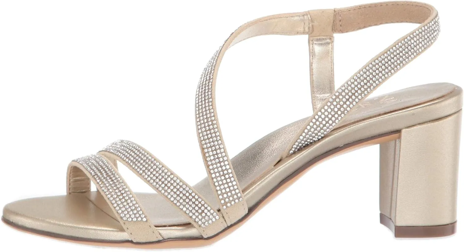 Naturalizer Women's Vanessa2 Rhinestone Embellished Strappy Heeled Sandal