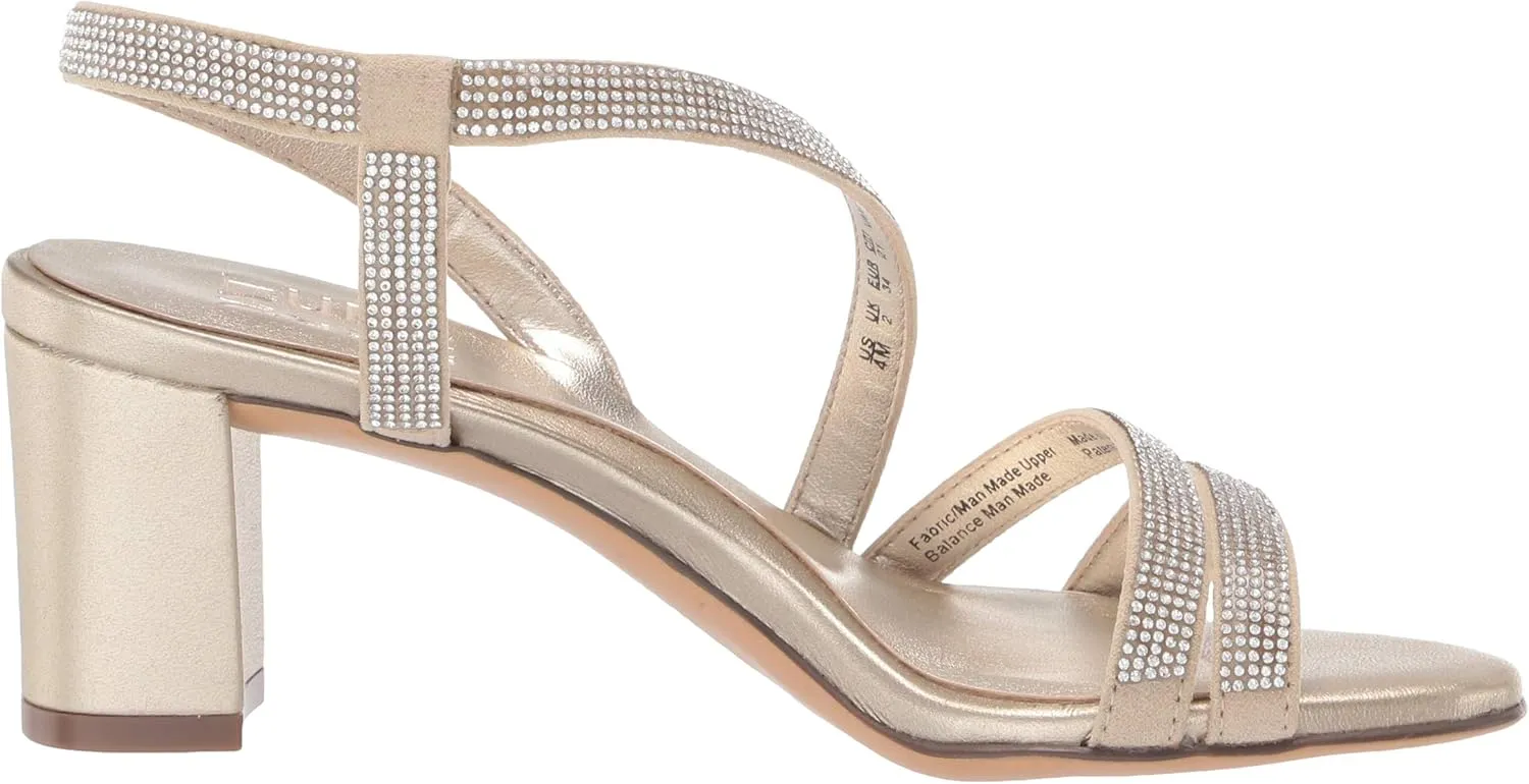 Naturalizer Women's Vanessa2 Rhinestone Embellished Strappy Heeled Sandal