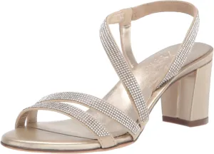 Naturalizer Women's Vanessa2 Rhinestone Embellished Strappy Heeled Sandal